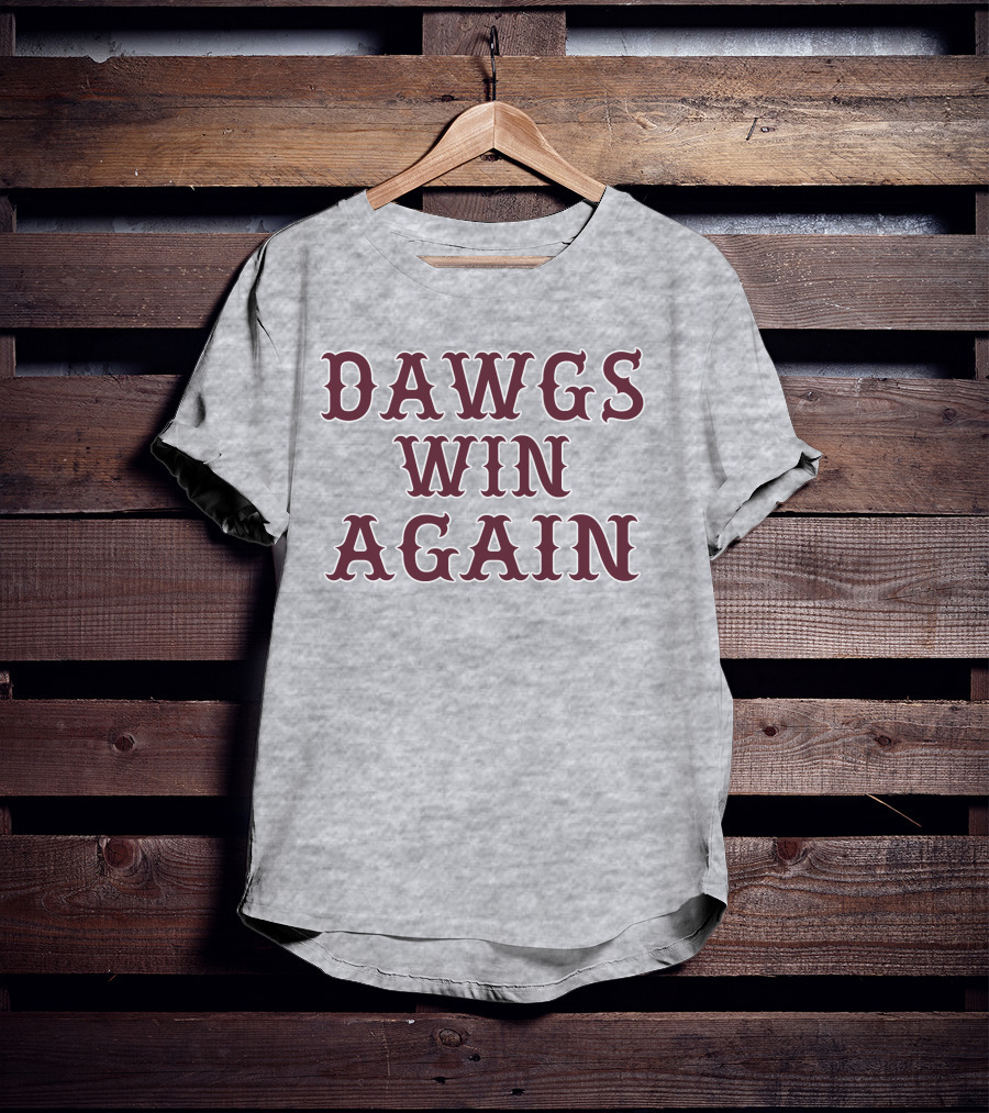 Noah Mashburn Dawgs Win Again T-Shirt