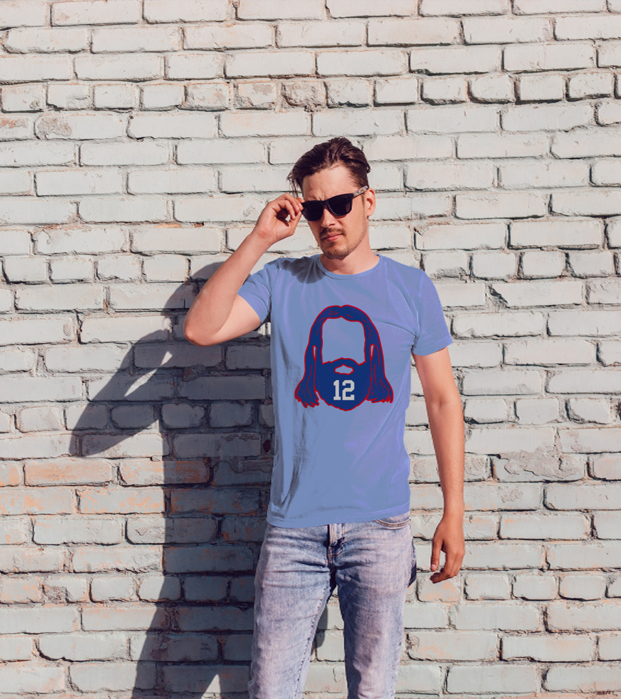 12 Blue Beard And Hair T-Shirt