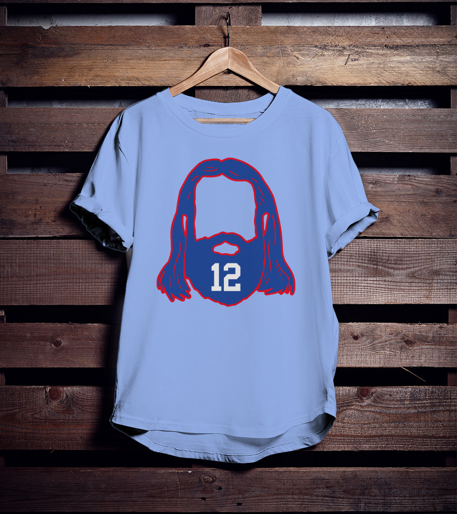 12 Blue Beard And Hair T-Shirt
