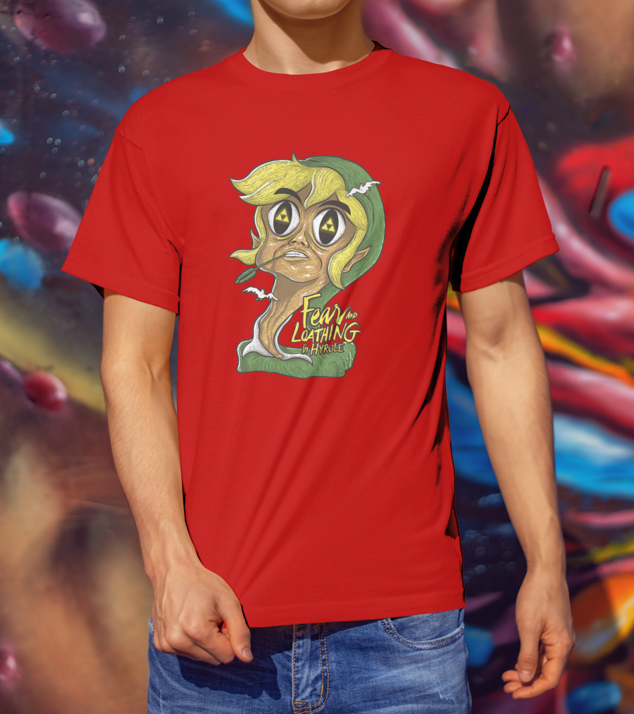 Fear And Loathing In Hyrule Psychedelic Adventure Tribute To Iconic Gaming Legend T-Shirt