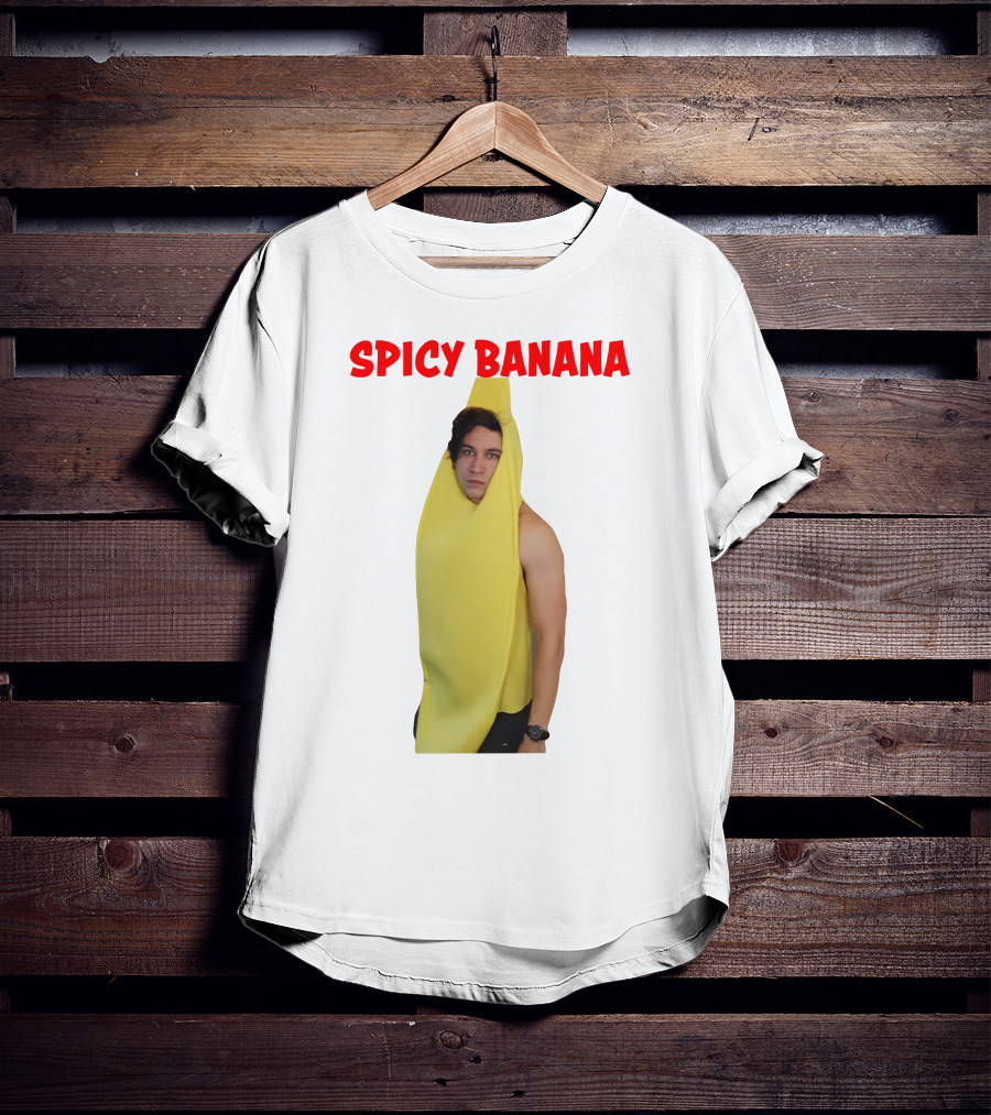 Spicy Banana Costume Humor With Thrasher Dan Vibes T-Shirt