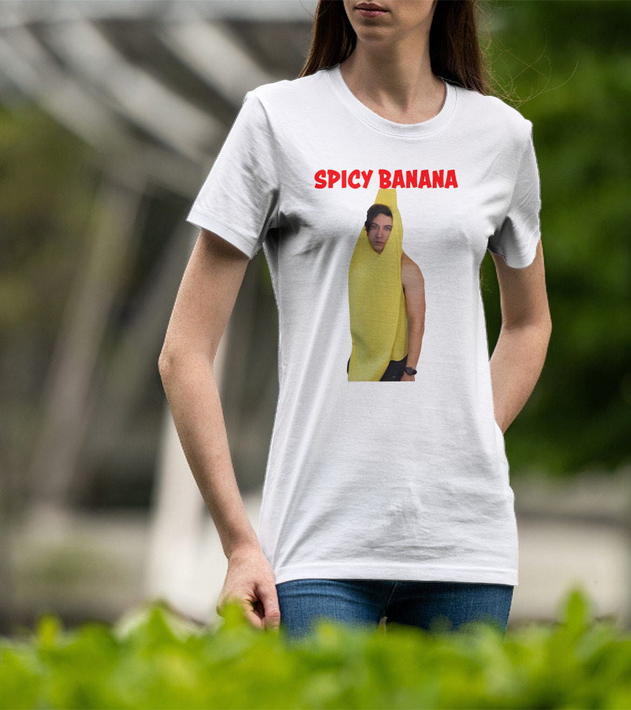 Spicy Banana Costume Humor With Thrasher Dan Vibes T-Shirt