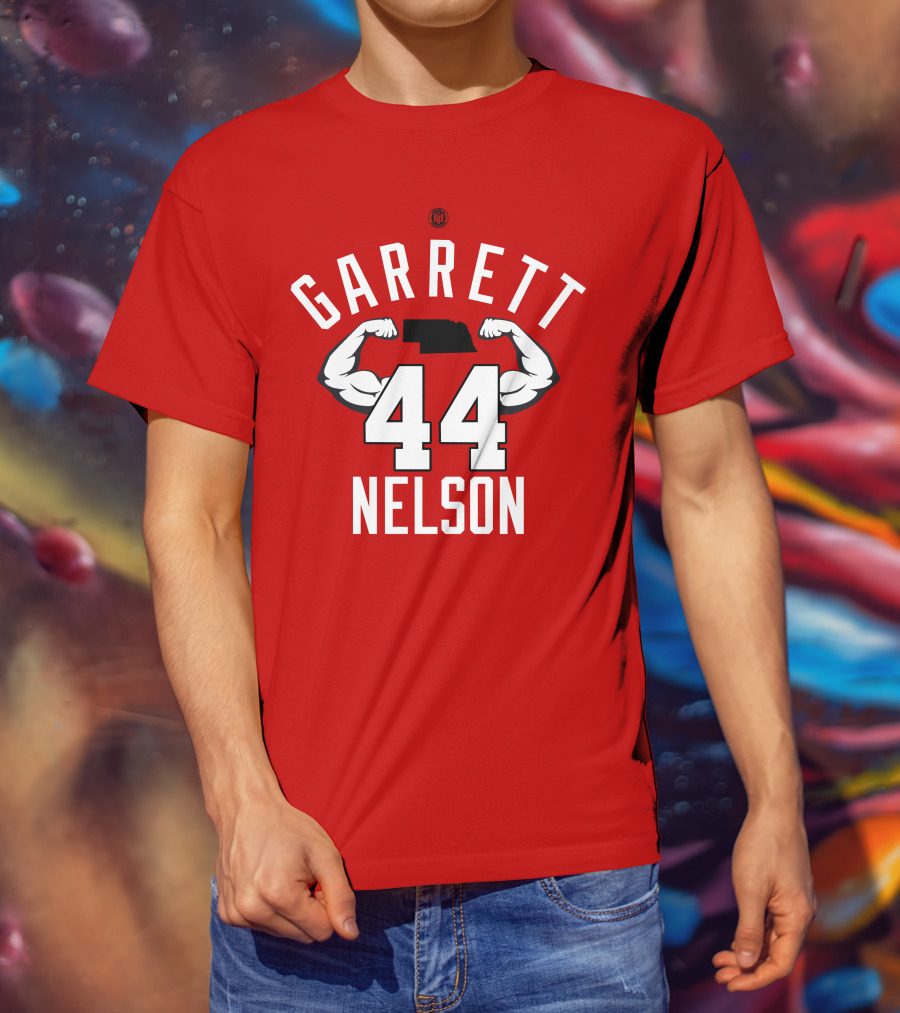 Garrett Nelson 44 Nebraska Strong T-Shirt