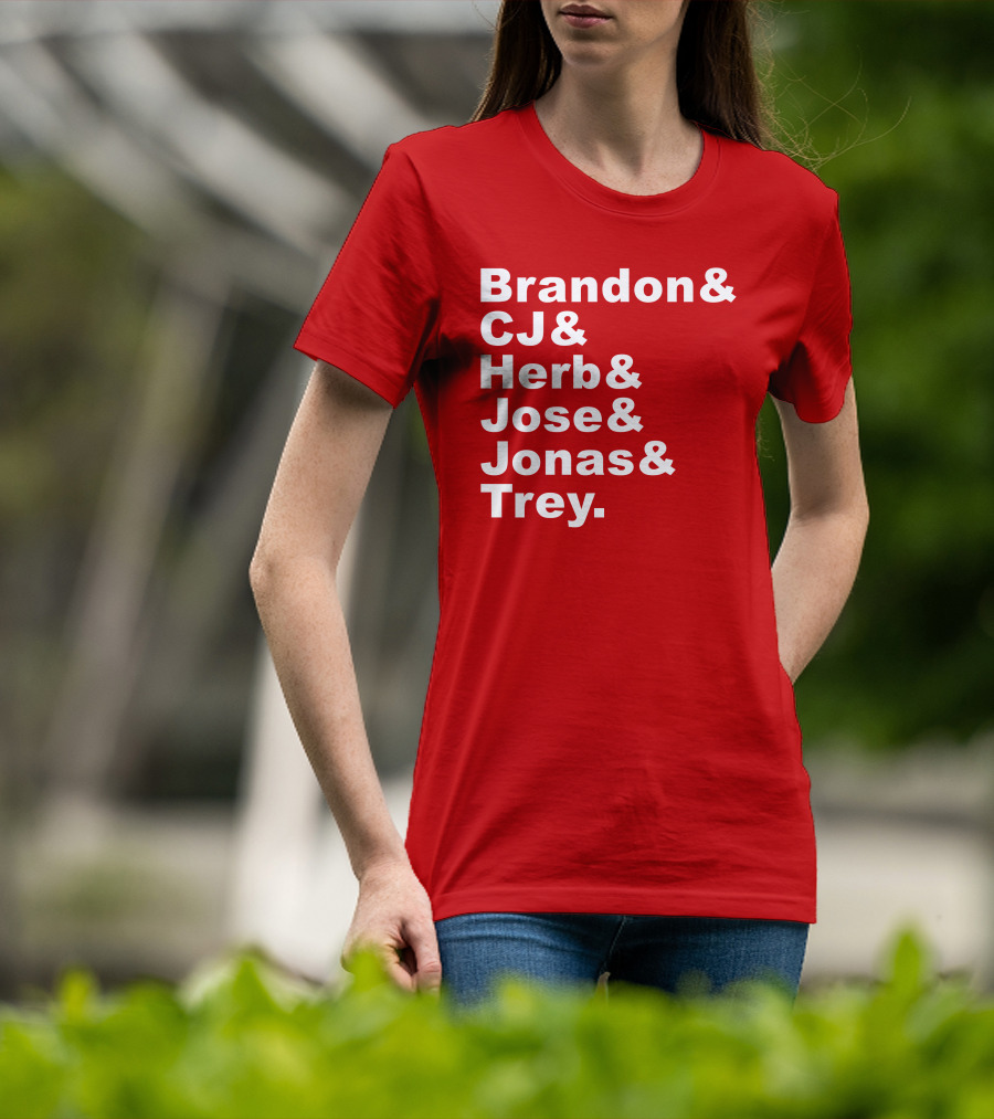 Brandon CJ Herb Jose Jonas Trey New Orleans Pelicans Fan T-Shirt