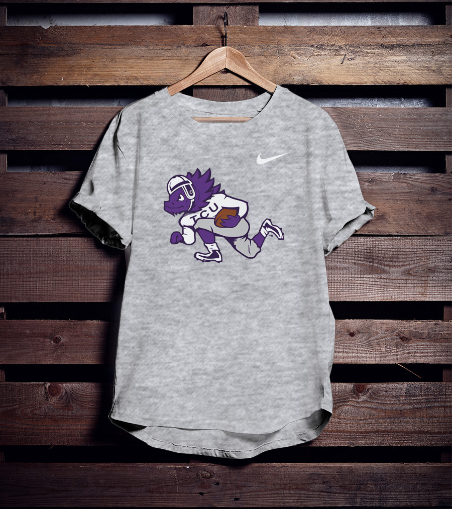 TCU Horned Frog Football Player T-Shirt