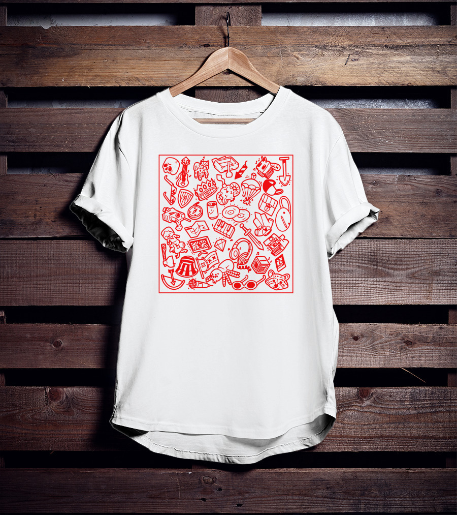 Tommyinnit Iconic Symbols Stylistic Merch T-Shirt