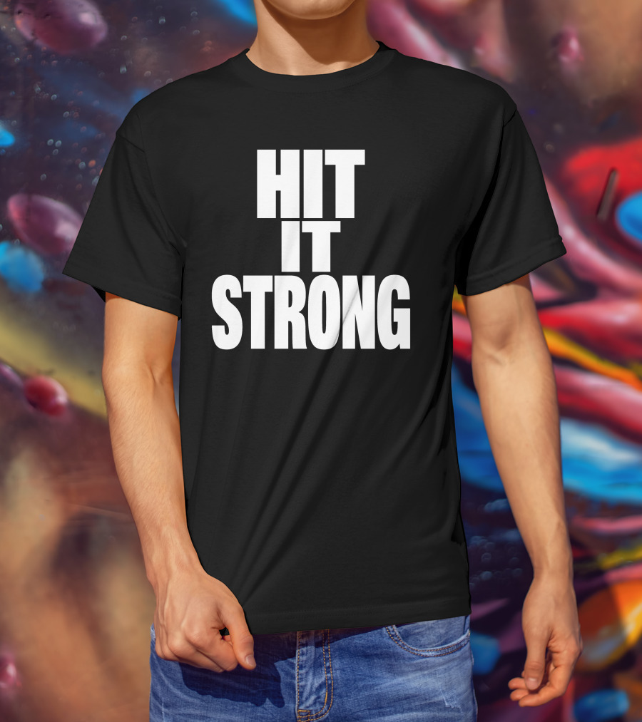 Public Enemies Podcast Hit It Strong Theenemiespe3 T-Shirt