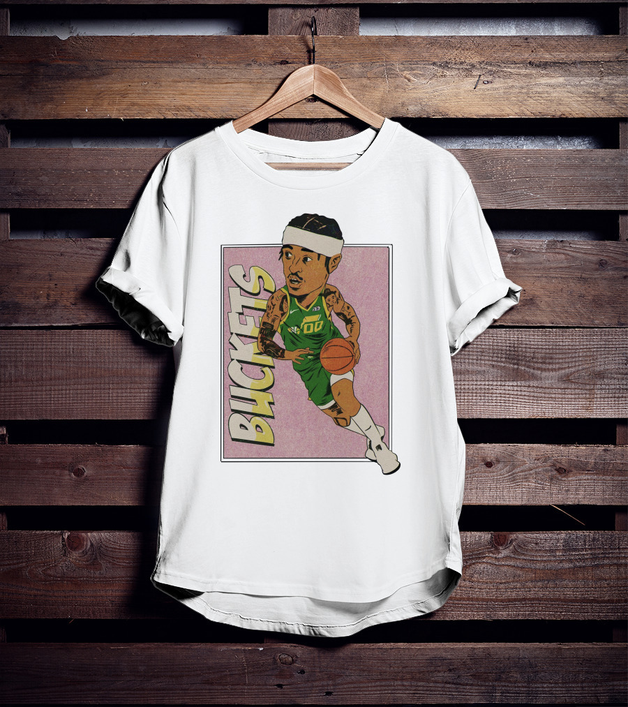 Jordan Clarkson Utah Jazz Buckets Basketball T-Shirt