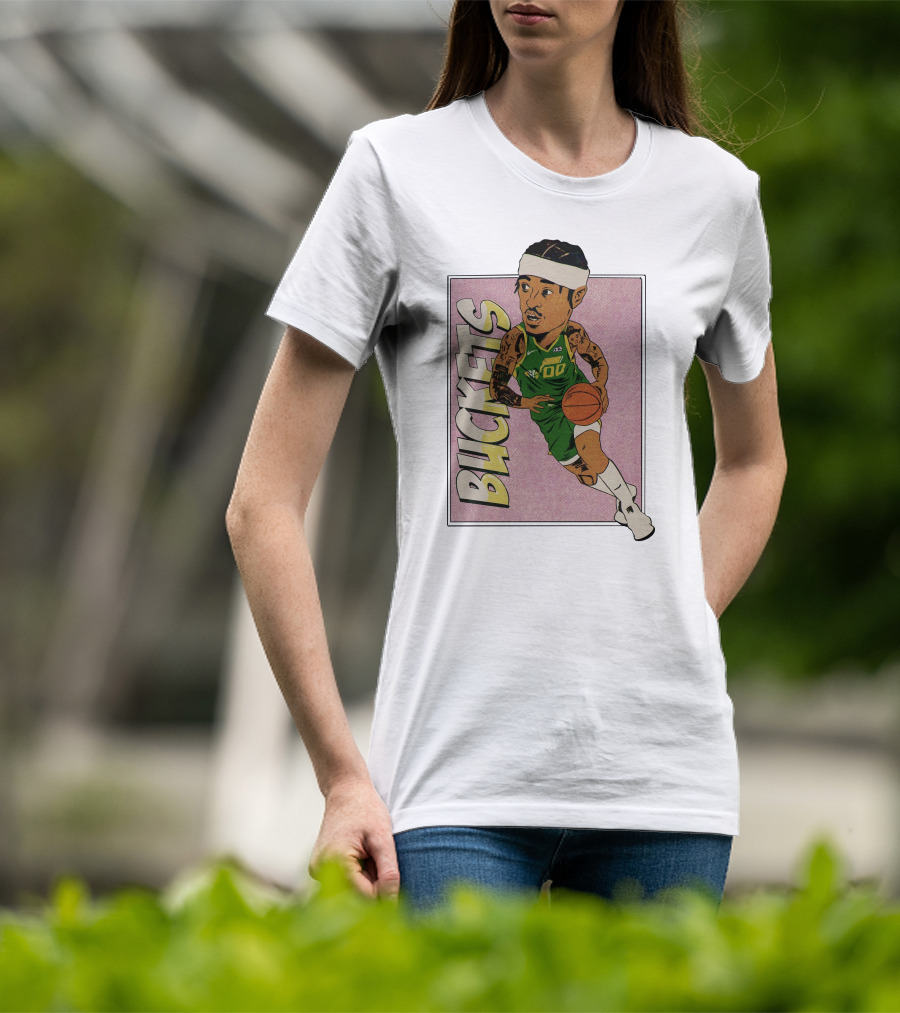Jordan Clarkson Utah Jazz Buckets Basketball T-Shirt