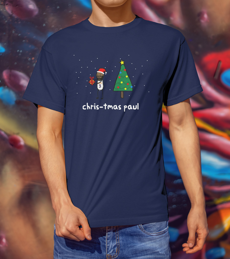 Chris-tmas Paul Holiday Merch NBA Paint Swea T-Shirt