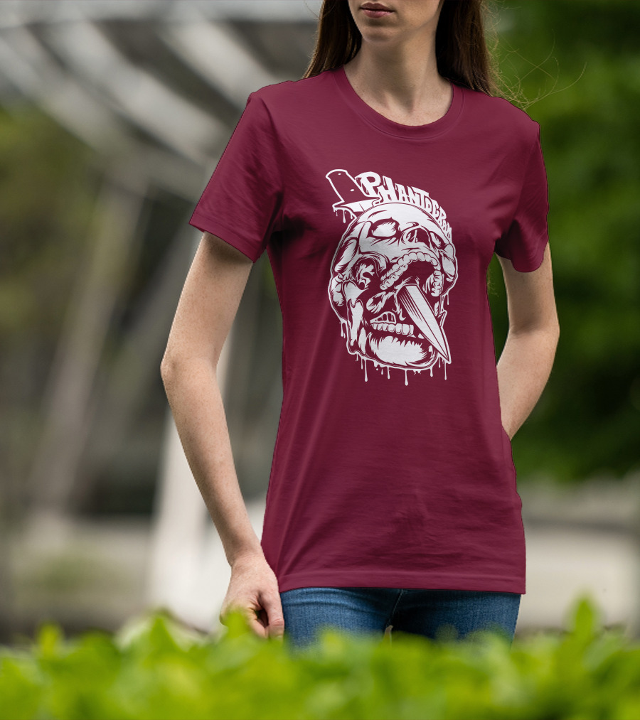 Phantogram Skull With Knife In Mouth T-Shirt