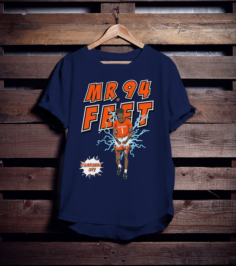 Illinois MR. 94 FEET Charging Up T-Shirt