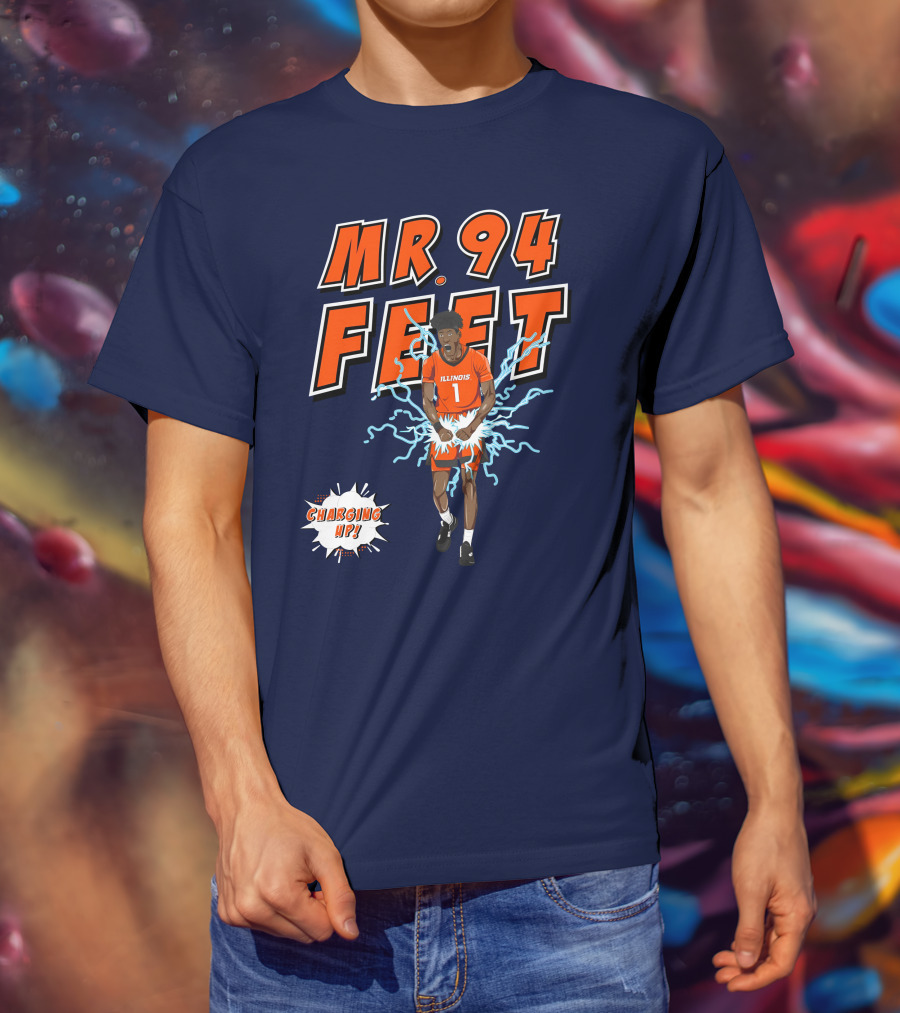 Illinois MR. 94 FEET Charging Up T-Shirt