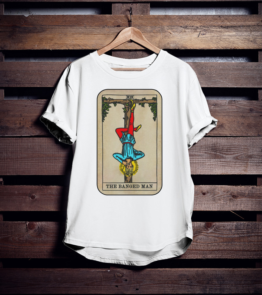The Banged Man Tarot XII Hanged Style Concept T-Shirt