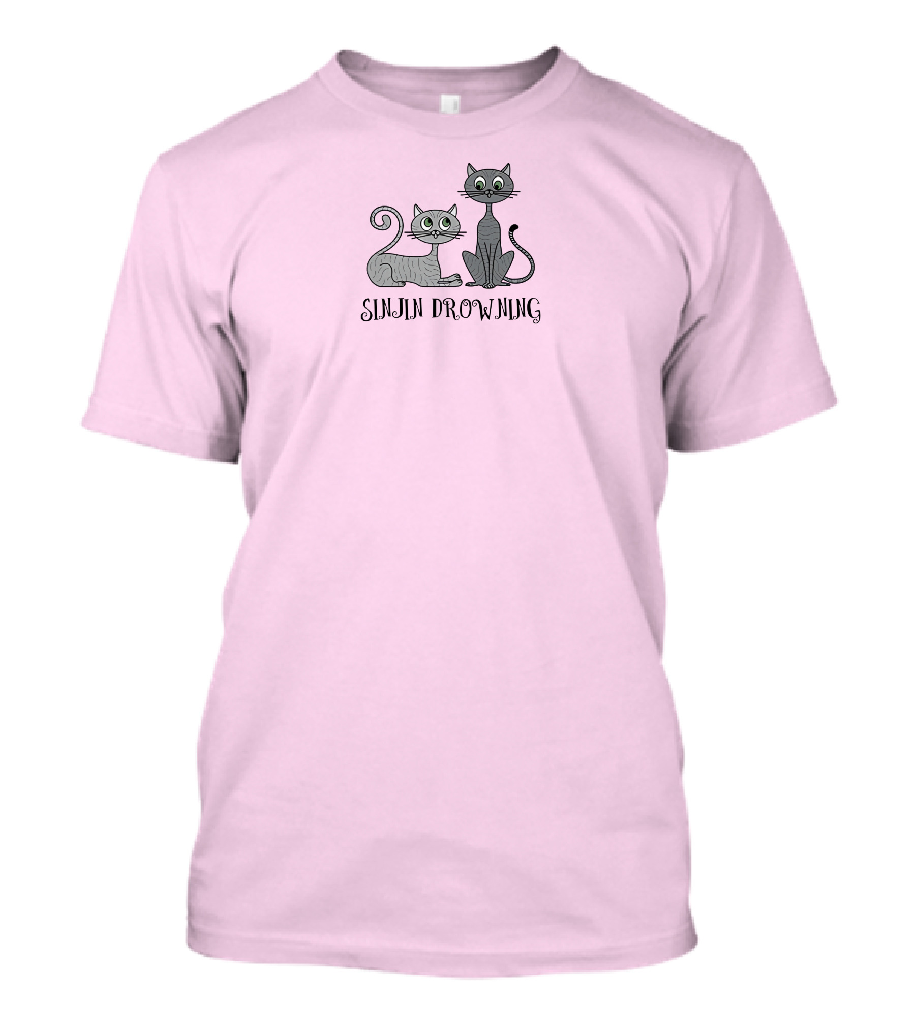 Sinjin Drowning Cats Beck And Jade T-Shirt