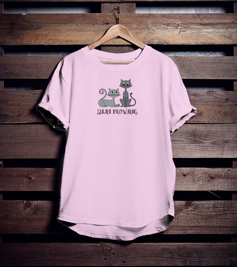Sinjin Drowning Cats Beck And Jade T-Shirt