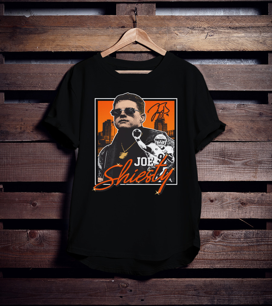 Joe Shiesty 9 Signature Urban Skyline Football T-Shirt