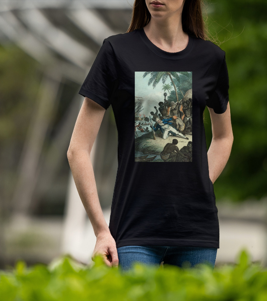 Hawaiians Killed Captain Cook Historic Encounter T-Shirt