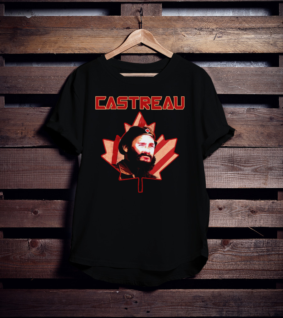 Castreau Maple Leaf Portrait Revival Today Store T-Shirt