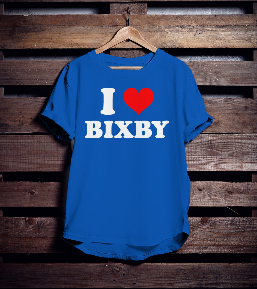 Agent47il I Love Bixby Heart T-Shirt