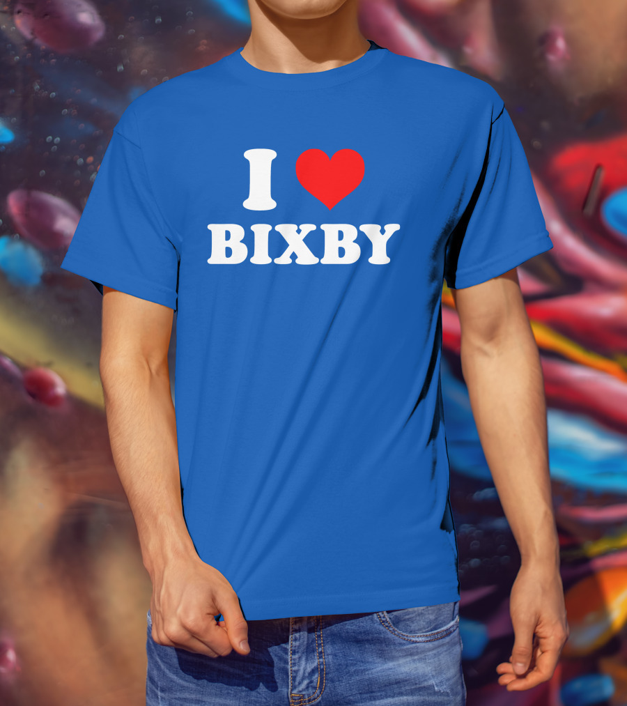 Agent47il I Love Bixby Heart T-Shirt