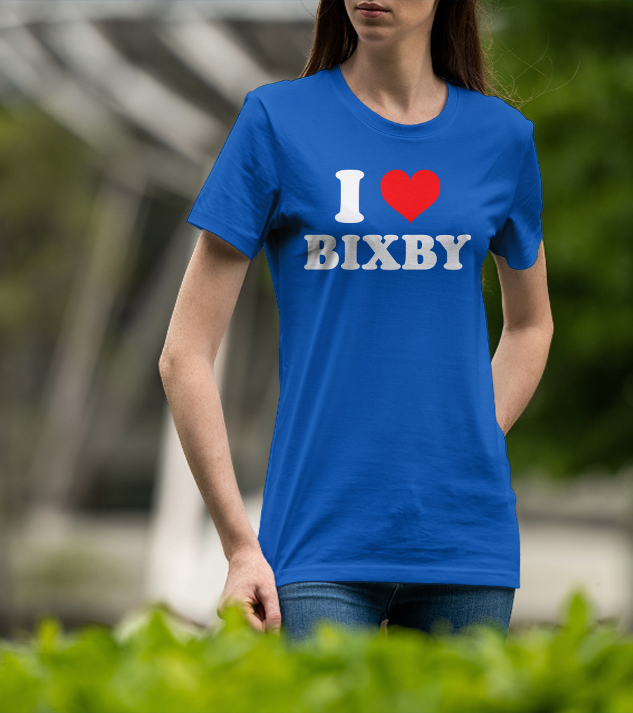 Agent47il I Love Bixby Heart T-Shirt