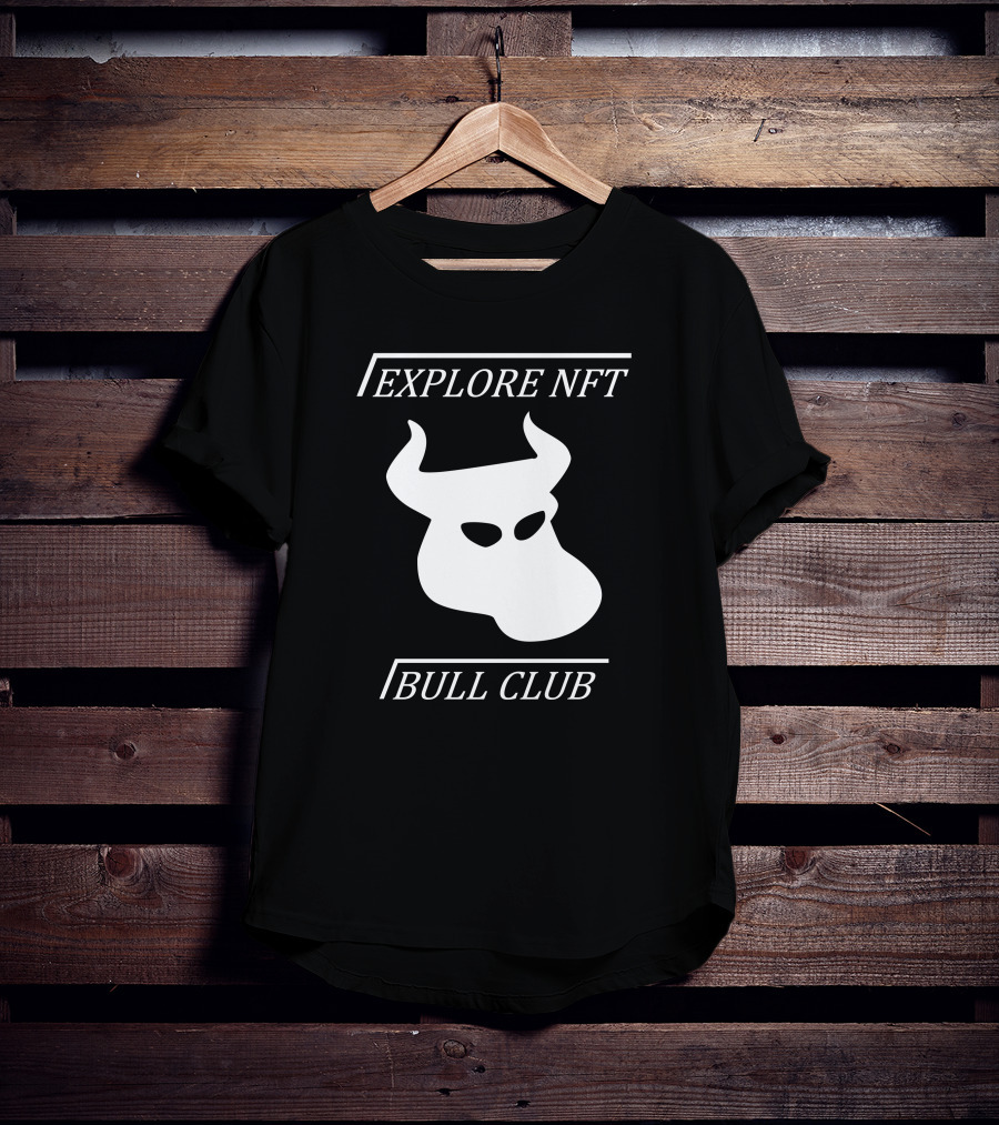 Explore NFT Bull Club Iconic Horned T-Shirt