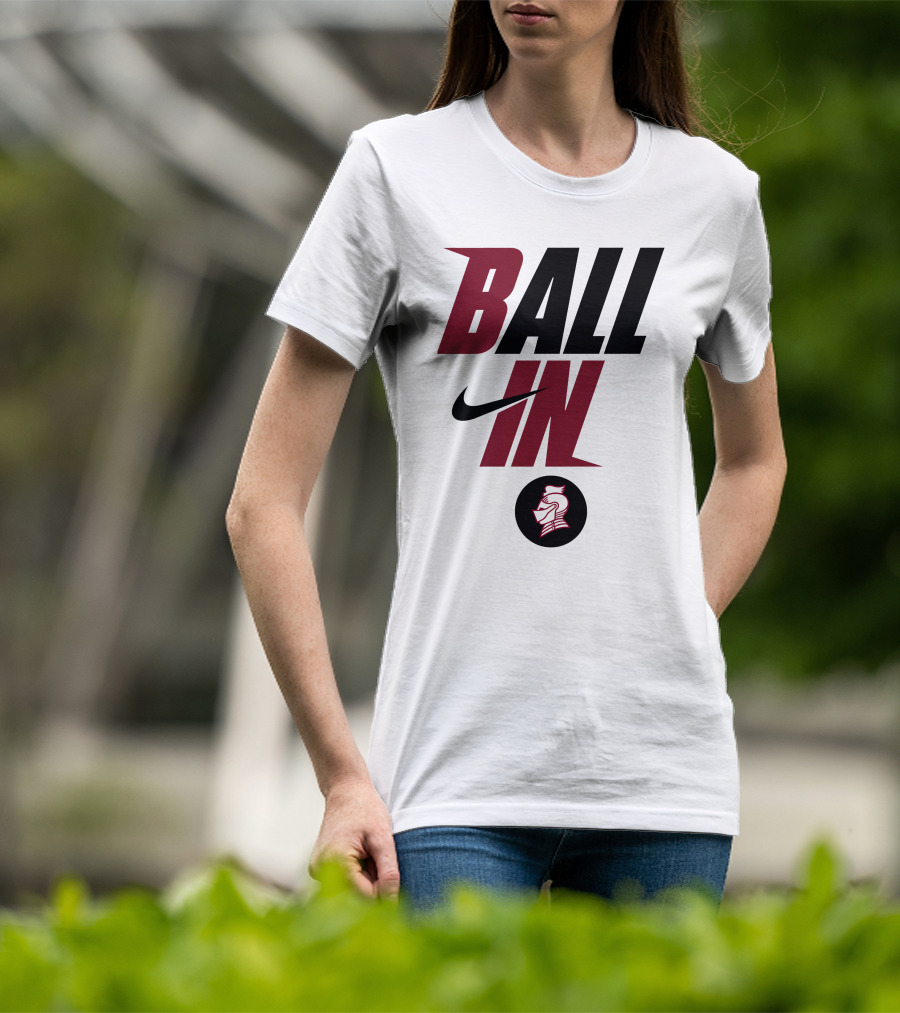 Ball In Bellarmine University Football Knight T-Shirt