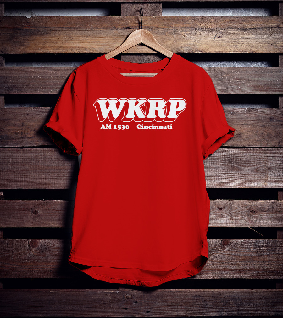 WKRP AM 1530 Cincinnati Super 70s Sports Radio T-Shirt