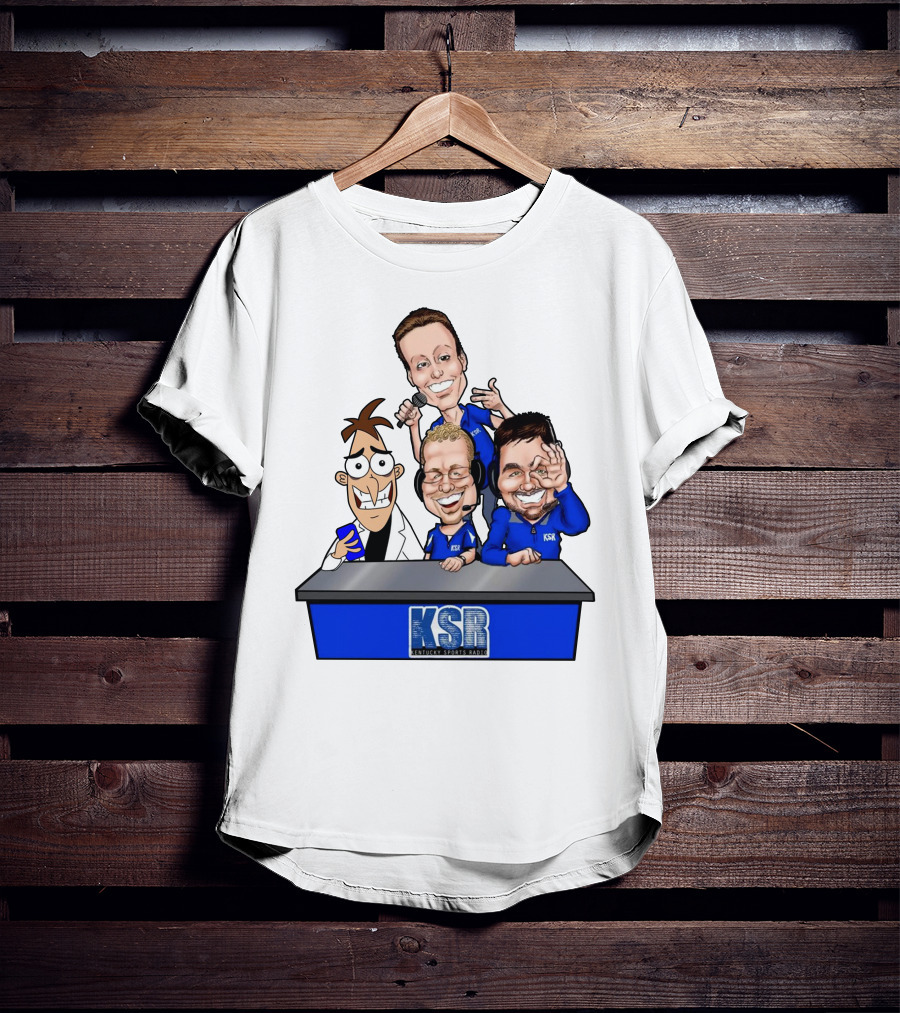KSR Kentucky Sports Radio BigBlueAndrew New Logo Caricature Group T-Shirt