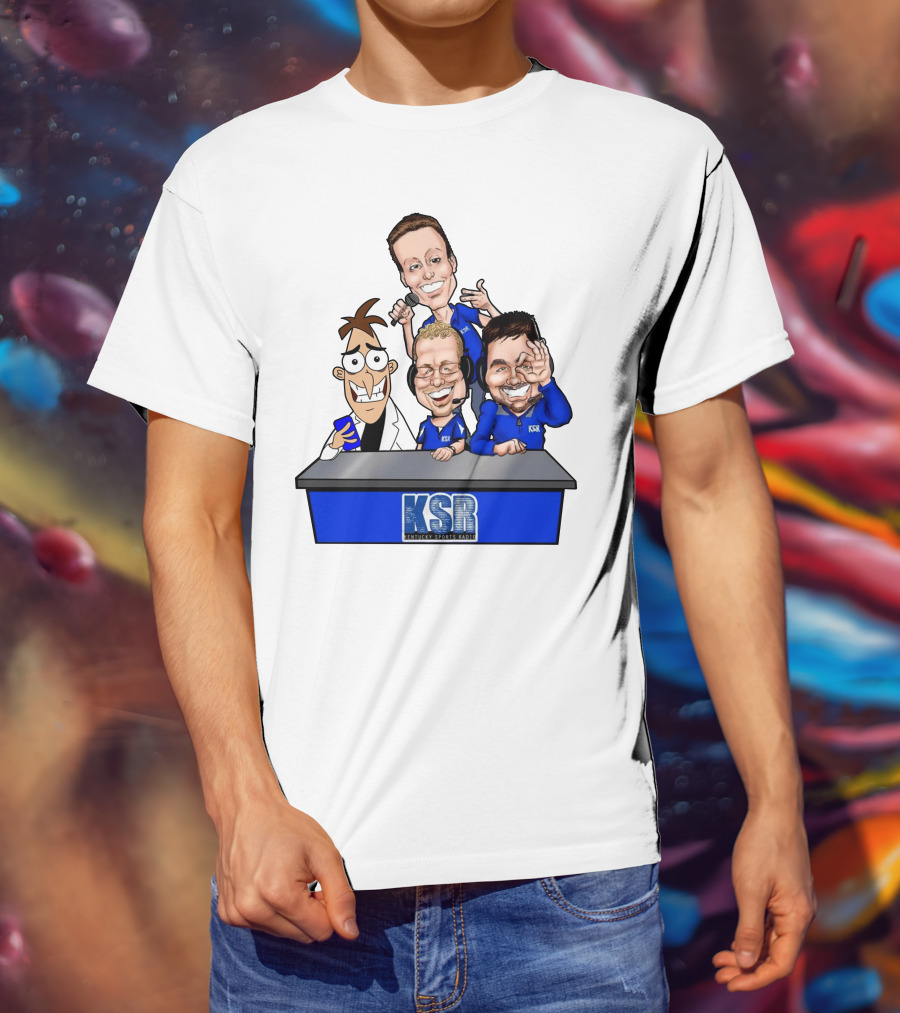 KSR Kentucky Sports Radio BigBlueAndrew New Logo Caricature Group T-Shirt