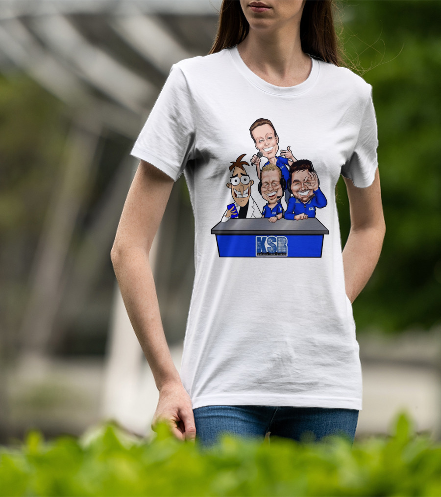 KSR Kentucky Sports Radio BigBlueAndrew New Logo Caricature Group T-Shirt