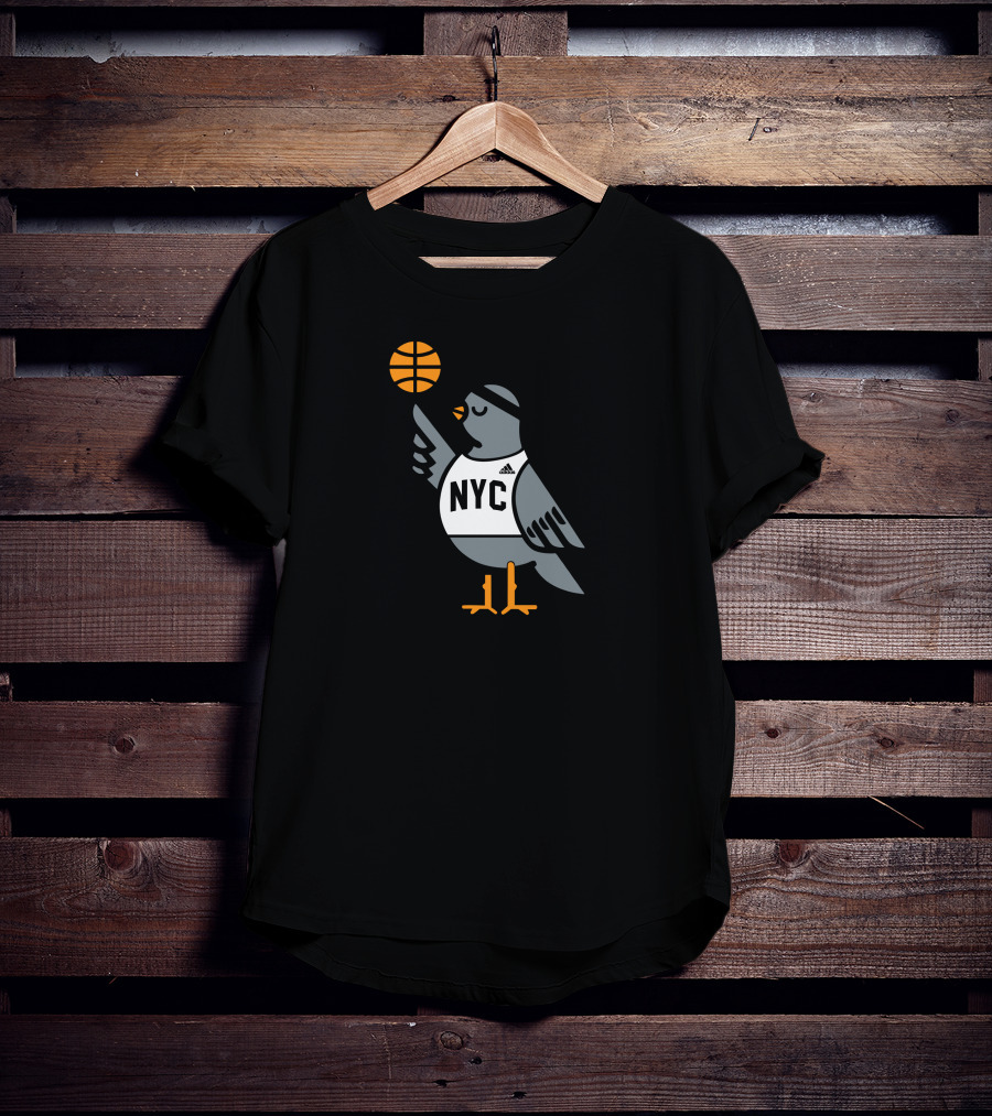 NWT NYC Pigeon Basketball JJ Redick T-Shirt