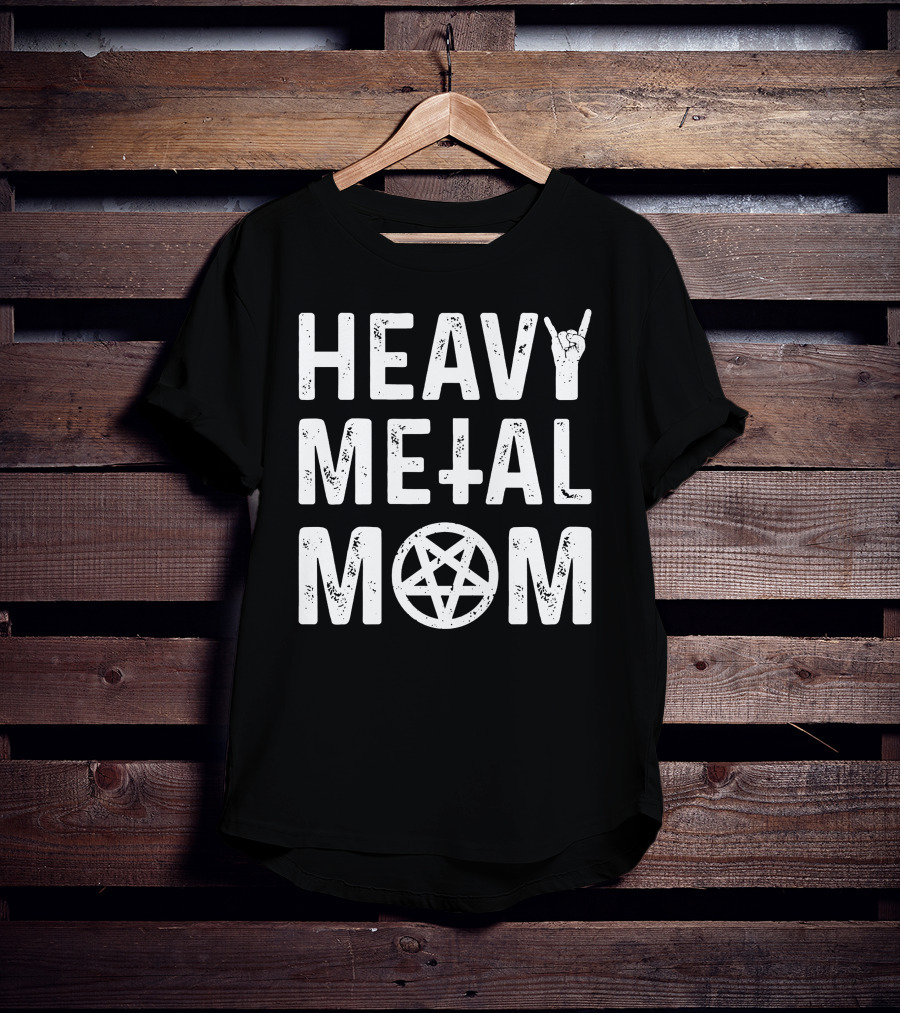 CassThomps13 Heavy Metal Mom Pentagram Hand T-Shirt