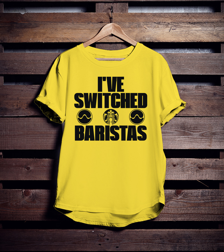 I've Switched Baristas Starbucks Pringles T-Shirt