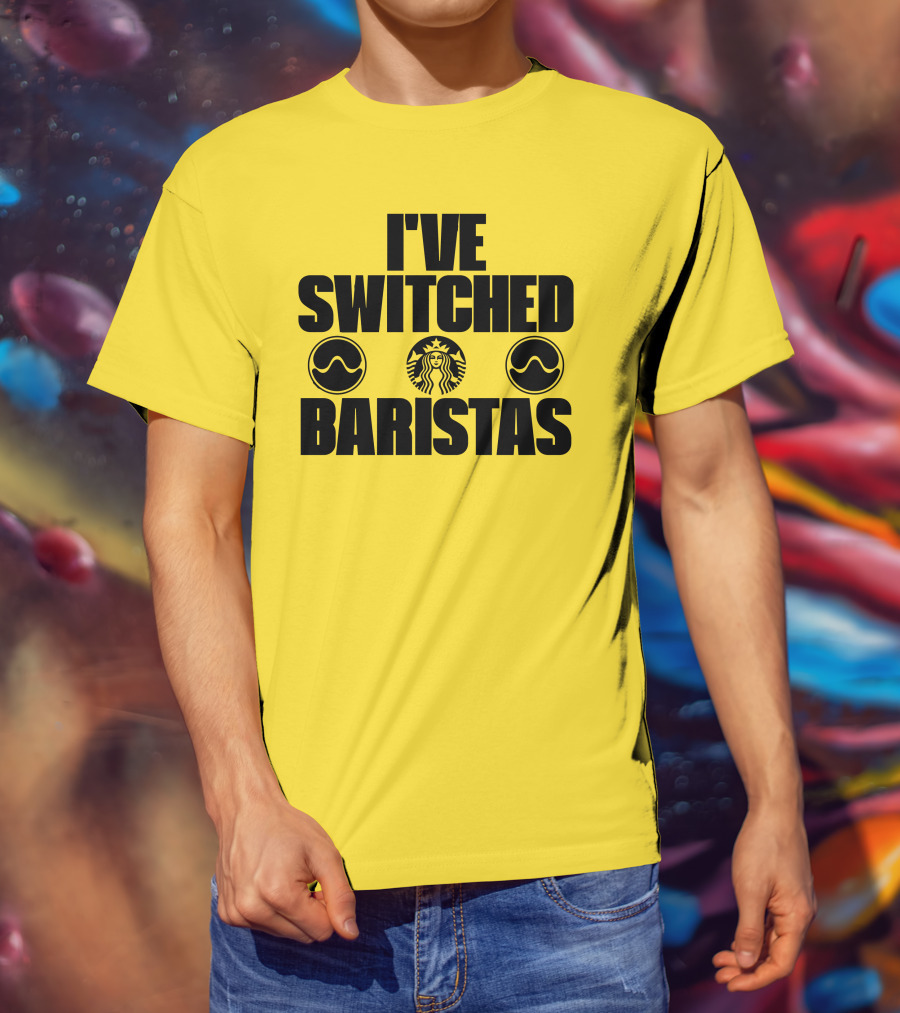 I've Switched Baristas Starbucks Pringles T-Shirt