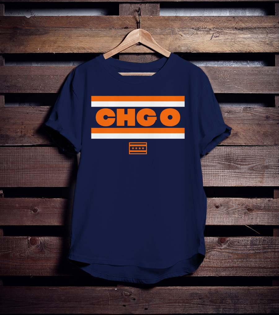 Chgo Bears Brenda Webber Chicago Stripes Stars T-Shirt
