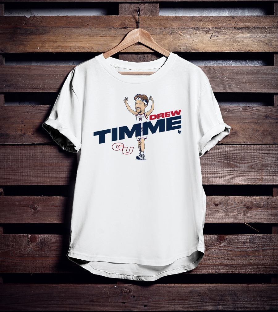 Drew Timme Gonzaga Basketball Caricature GU T-Shirt