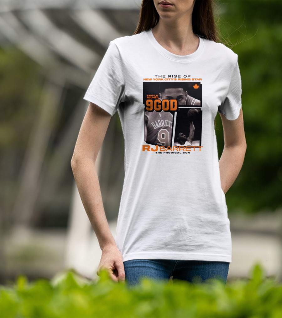The Rise Of New York City's Rising Star Maple Mamba 9 God RJ Barrett The Prodigal Son T-Shirt