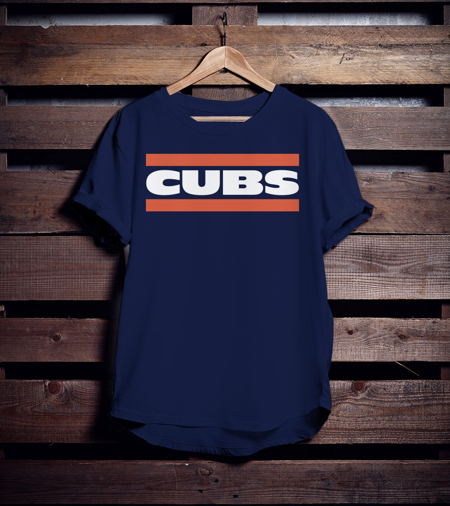 Obvious Cubs Vintage Style Navy Baseball Team Fan Gear T-Shirt