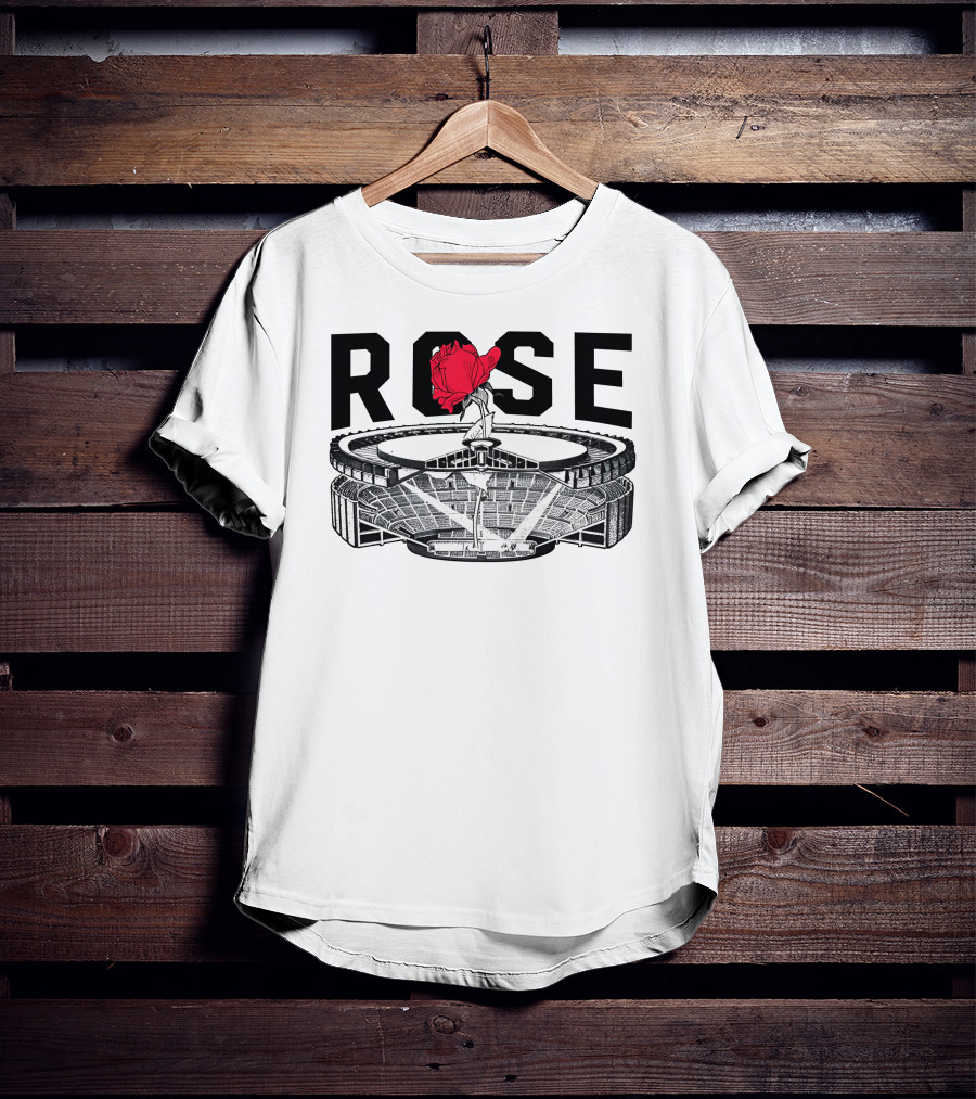 Bigknickenergy Rose Stadium Graphic Garden T-Shirt