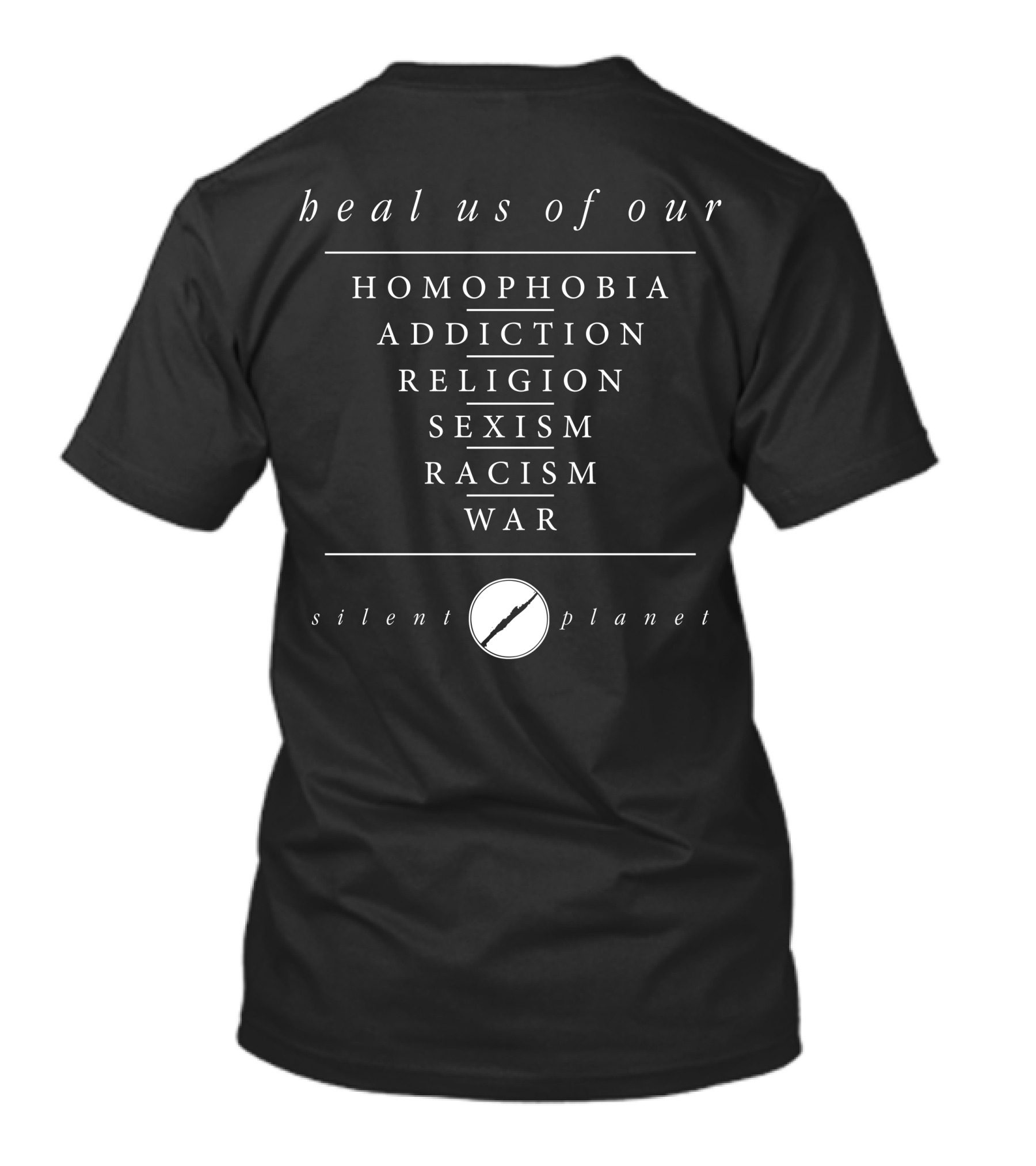 Silent Planet Merch Heal Us Circular T-Shirt