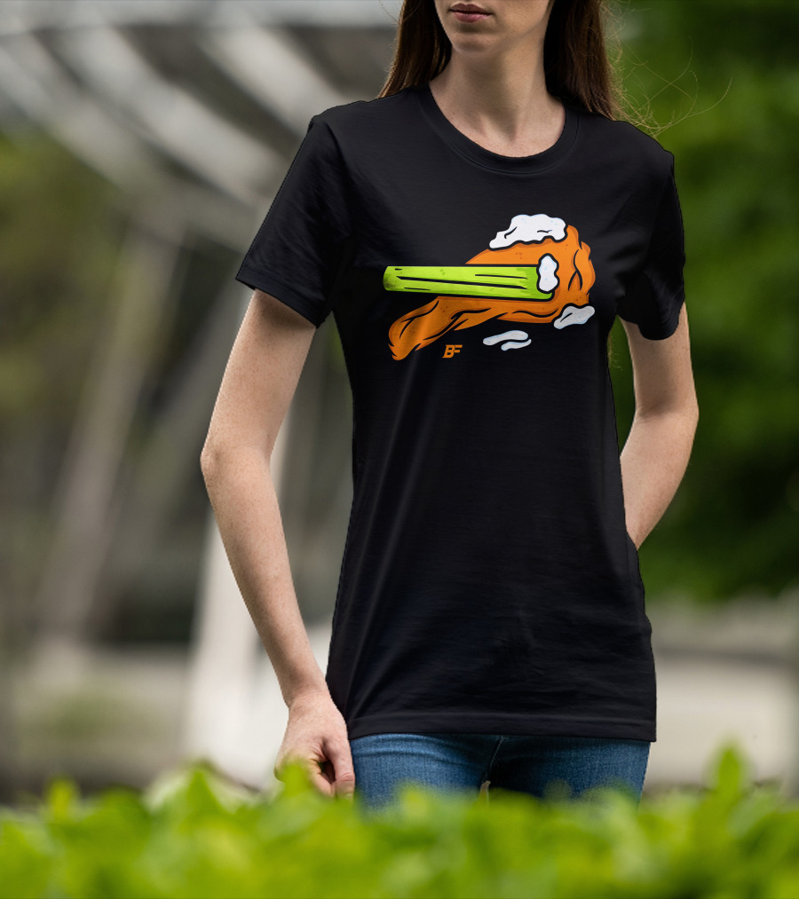 Buffalo Fanatics Wingsup Chicken Wing Celery #Wingsup T-Shirt