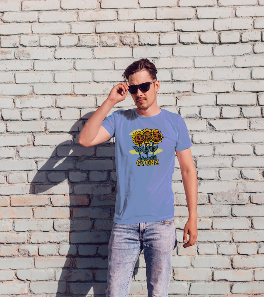 Cryptoon Goonz Flower Goonz Sunflower Faces T-Shirt