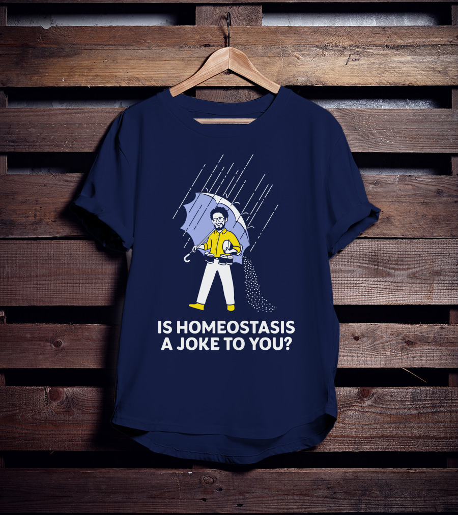 Dr. Glaucomflecken Is Homeostasis A Joke To You Umbrella Comic Rain T-Shirt
