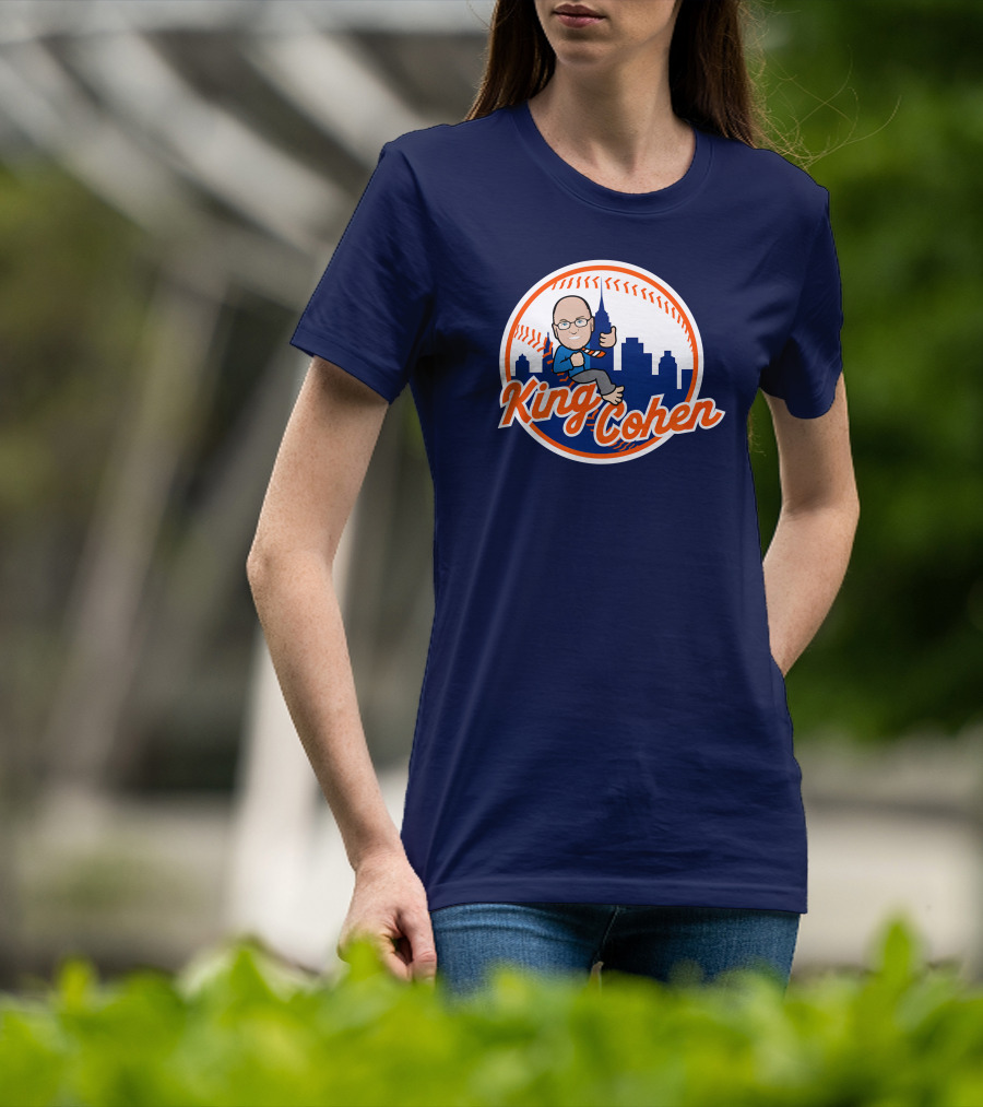 Jomboy Media Store King Cohen New York Baseball Icon Skyline T-Shirt