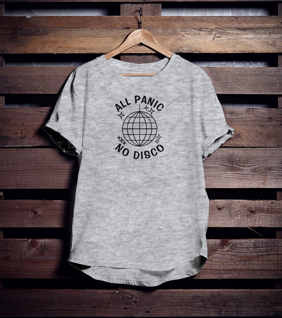 Incrediblegood Store All Panic No Disco Globe Stars T-Shirt