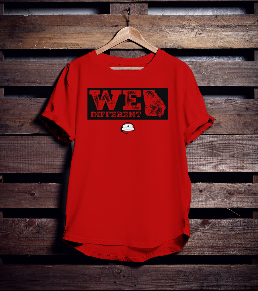 We Different Georgia Seven Six Apparel Merch T-Shirt