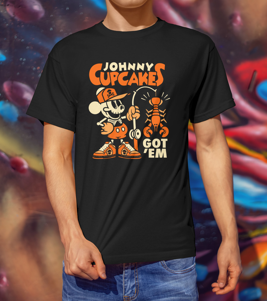Johnny Cupcakes Crustacean Cupkicks Got 'Em T-Shirt