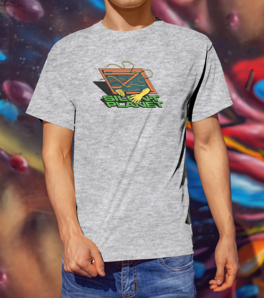 SILENT PLANET Visible Unseen Hands Through Frame T-Shirt